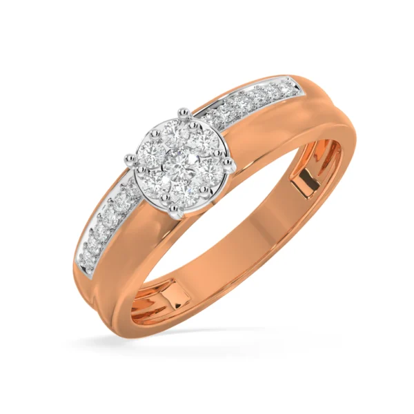 Elegant Split Shank Lab Diamond Engagement Ring - Image 5