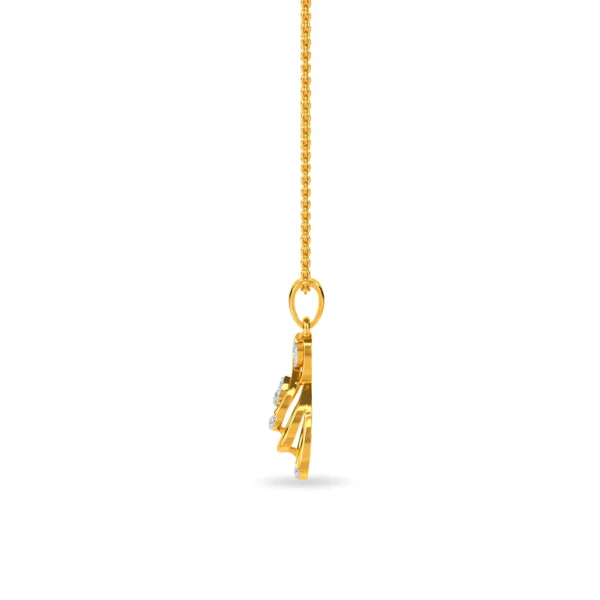 Gold Lab Diamond Eternal Cascade Pendant - Image 2