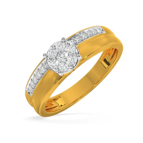Elegant Split Shank Lab Diamond Engagement Ring