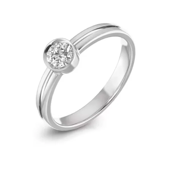 Everlasting Trend Solitaire Lab Diamond Ring for Her