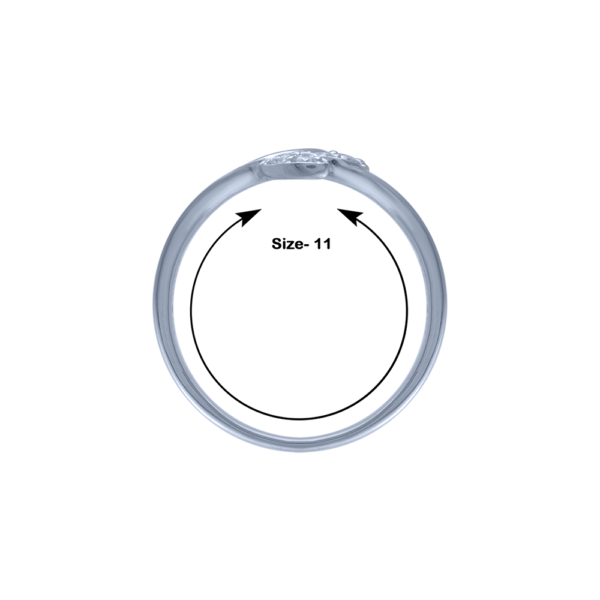 White Gold Eternal Blossom Lab Diamond Ring - Image 4