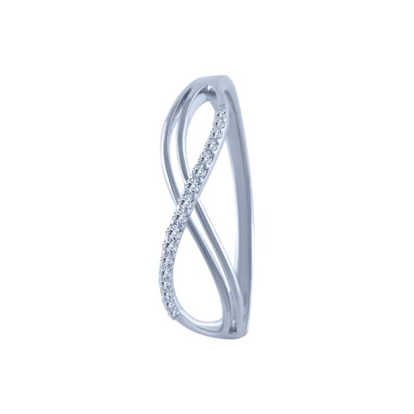 18KT Gold Eternal Twist Lab Diamond Engagement Ring